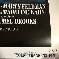 Young Frankenstein Original 1974 1sht Movie Poster Linen Mel Brooks Classic Ex